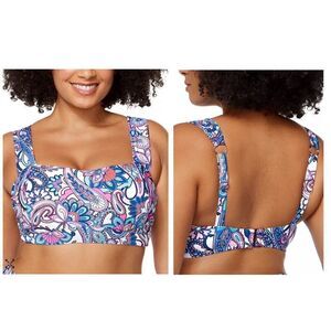 RAISINS CURVE Trendy Plus Size Jamaica Underwire Bikini Top